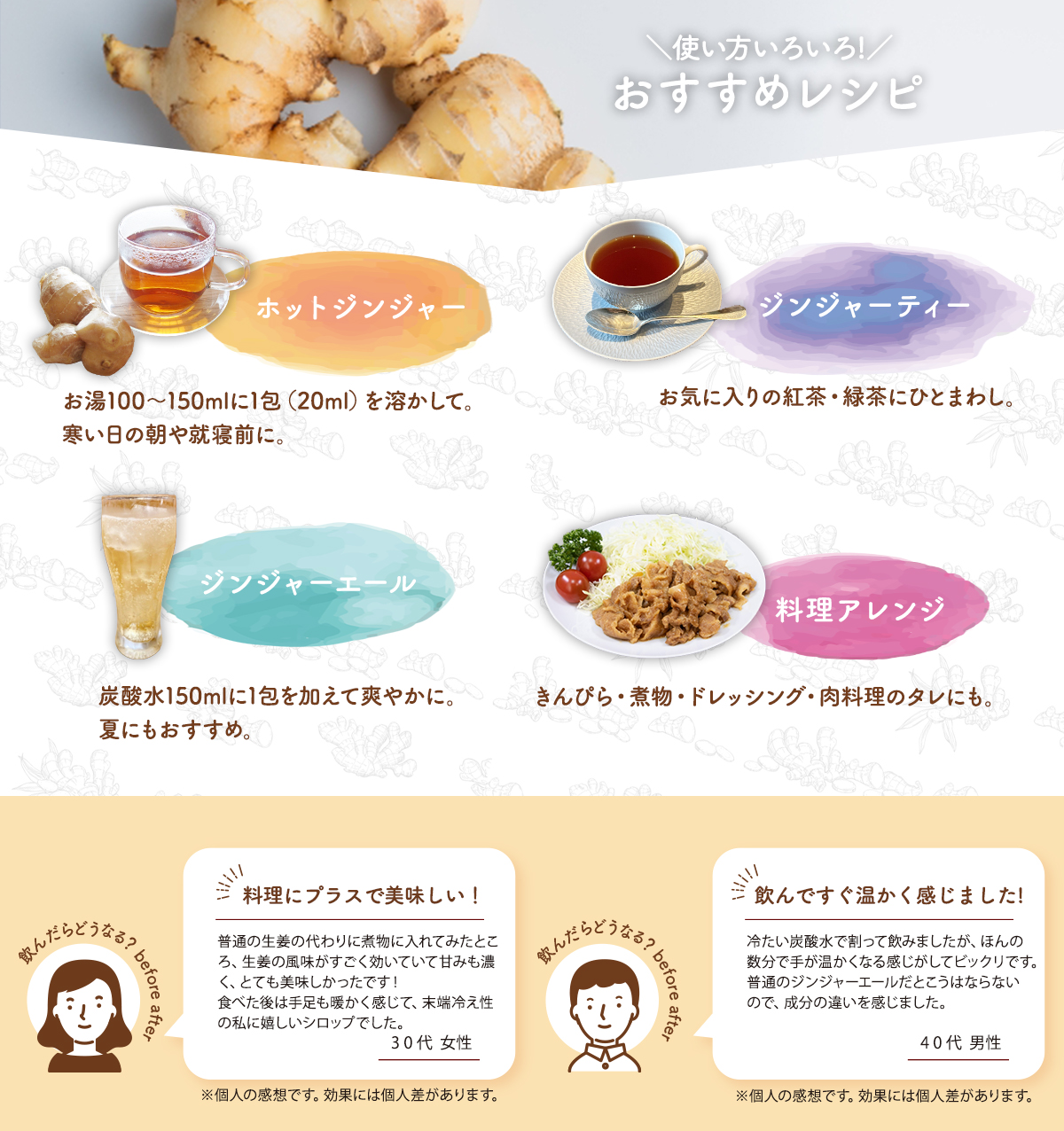 使い方いろいろ!おすすめレシピ