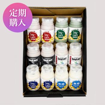 【定期購入】＜植物性乳酸菌飲料＞ソイラクト 化粧箱入りギフトセット　6フレーバー12本入り